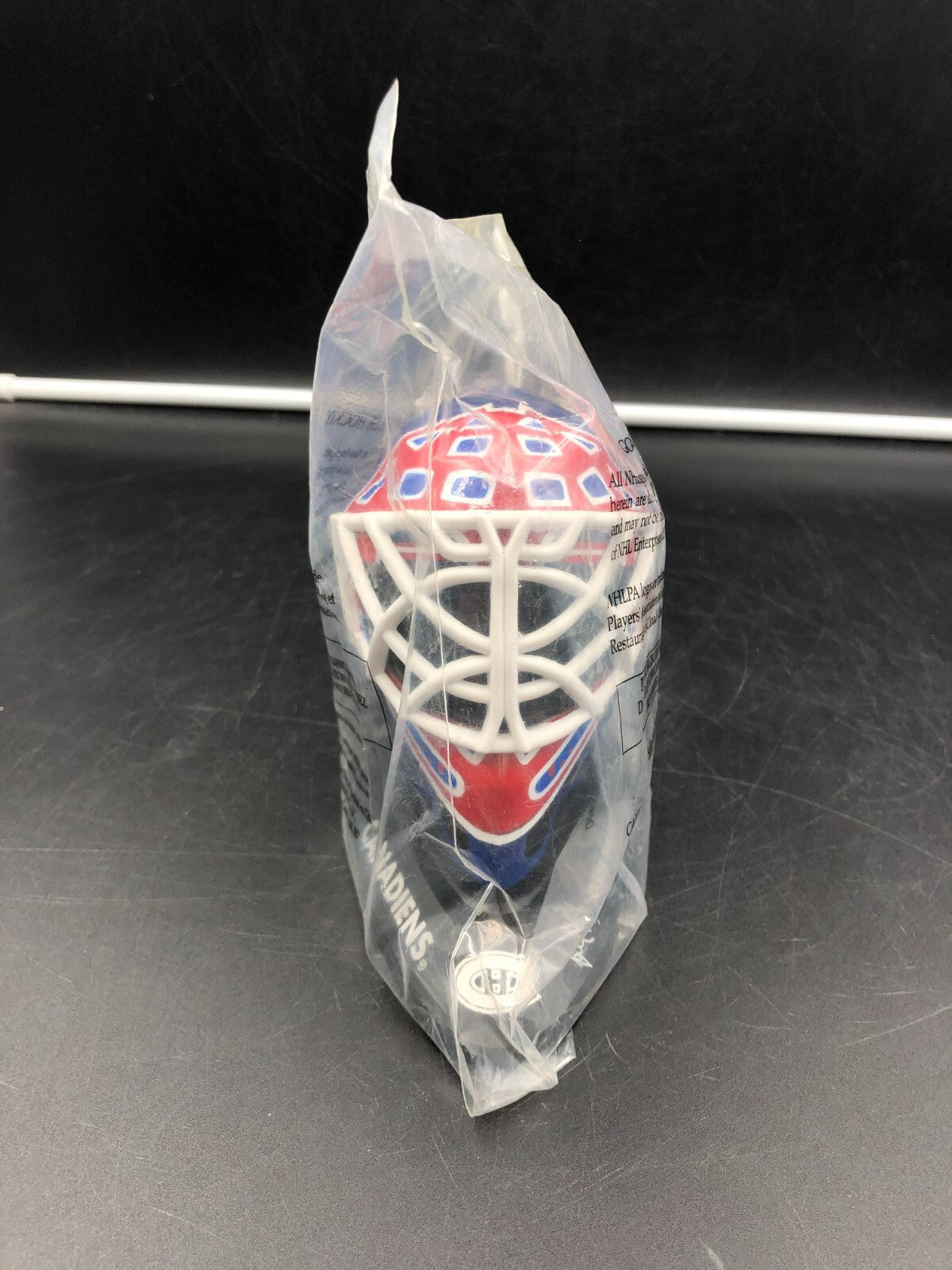 1996 McDonalds NHL Canadiens Jocelyn Thibault Autographed Goalie Mask - NEW