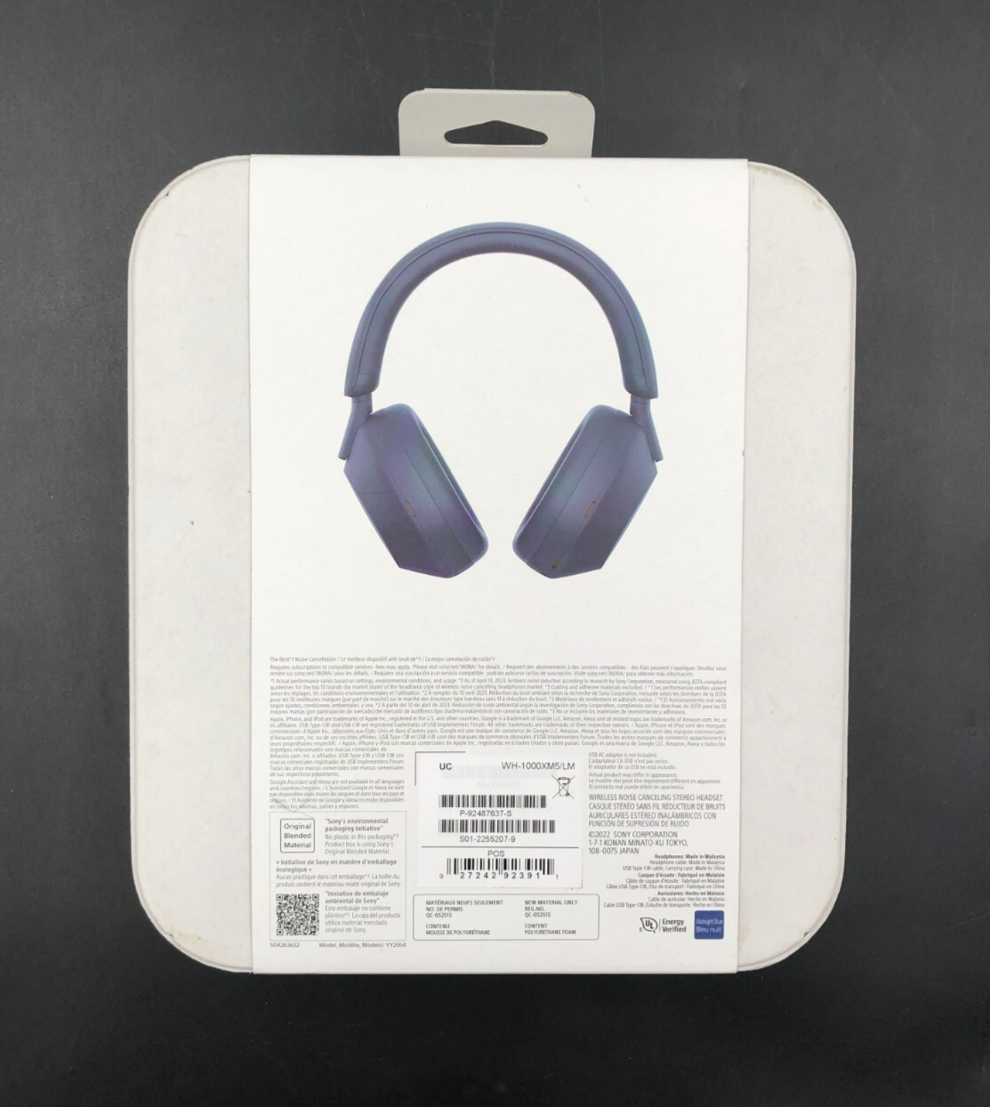 Sony WH-1000XM5 Wireless Noise Cancelling Headphones - Midnight Blue - NEW