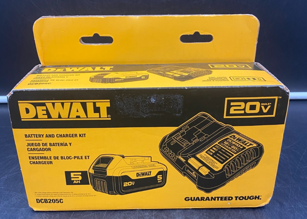 DEWALT 5AH BATTERY AND CHARGER KIT DCB205-2C *BRAND NEW, SEALED*