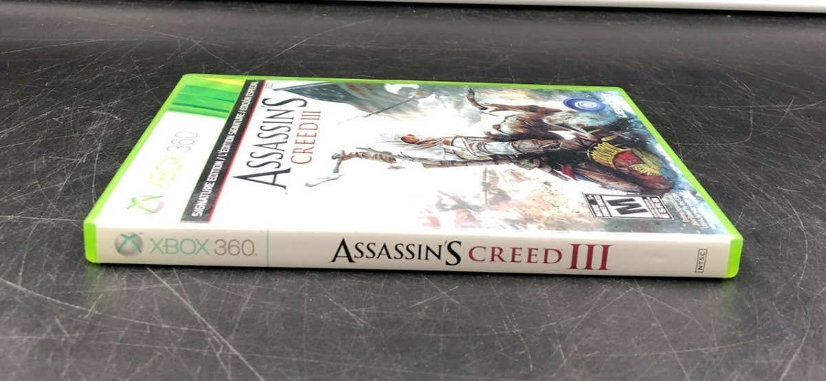 Assassin's Creed III - Signature Edition (Microsoft XBOX 360) w/ Manual + Insert