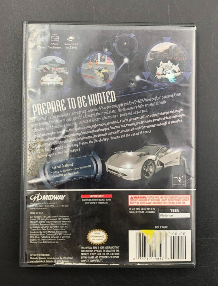Spy Hunter (Nintendo GameCube) w/ Manual