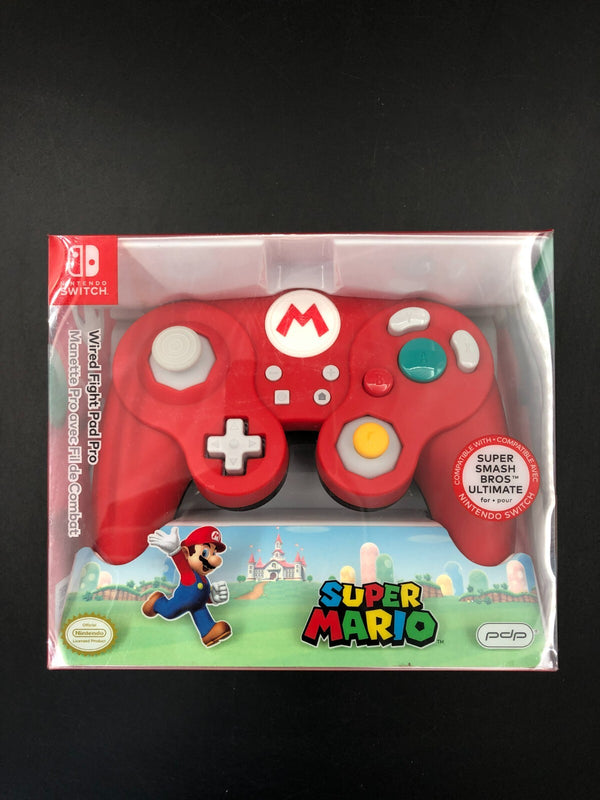 Nintendo Switch Wired Fight Pad Pro - Super Mario - NEW~~