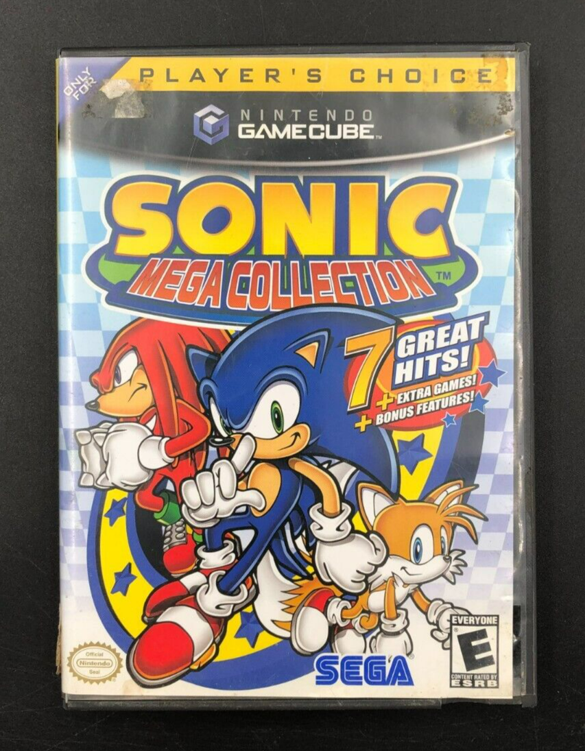 Sonic Mega Collection Nintendo GameCube w/ Manual