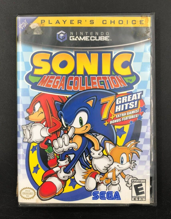 Sonic Mega Collection Nintendo GameCube w/ Manual