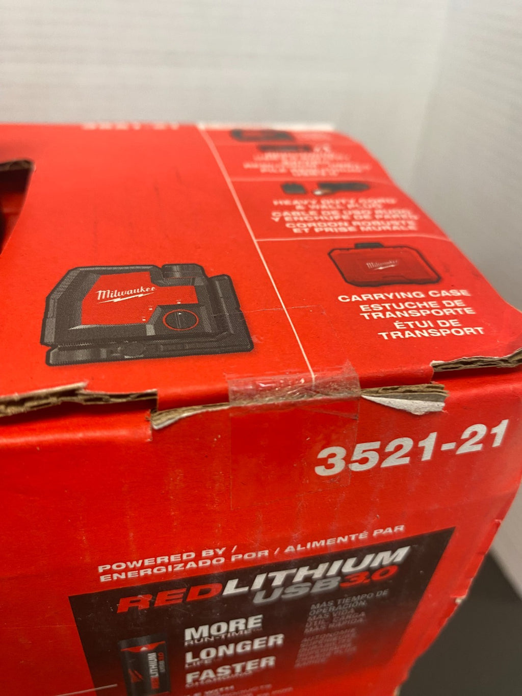 MILWAUKEE 165' Range USB Rechargeable Green Laser - Cross Line Kit 3521-21 *NIB*