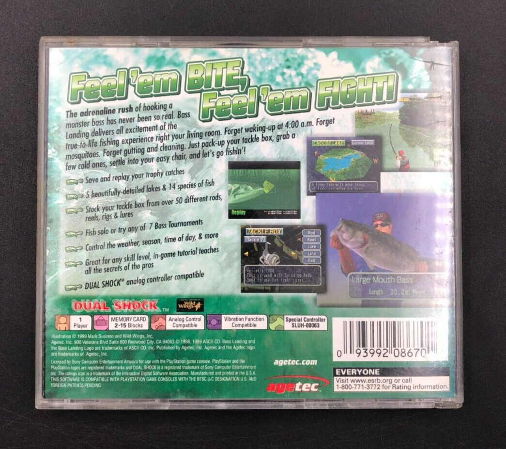Bass Landing Sony Playstation 1