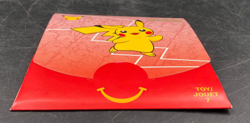 2021 POKEMON 25th Anniversary McDonald Happy Meal Booster Pack Toy 7 *LIKE NEW*
