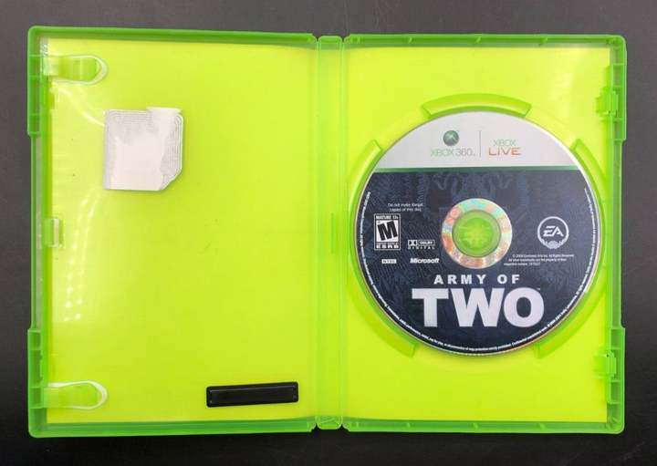 Army of Two (XBOX 360) No Manual