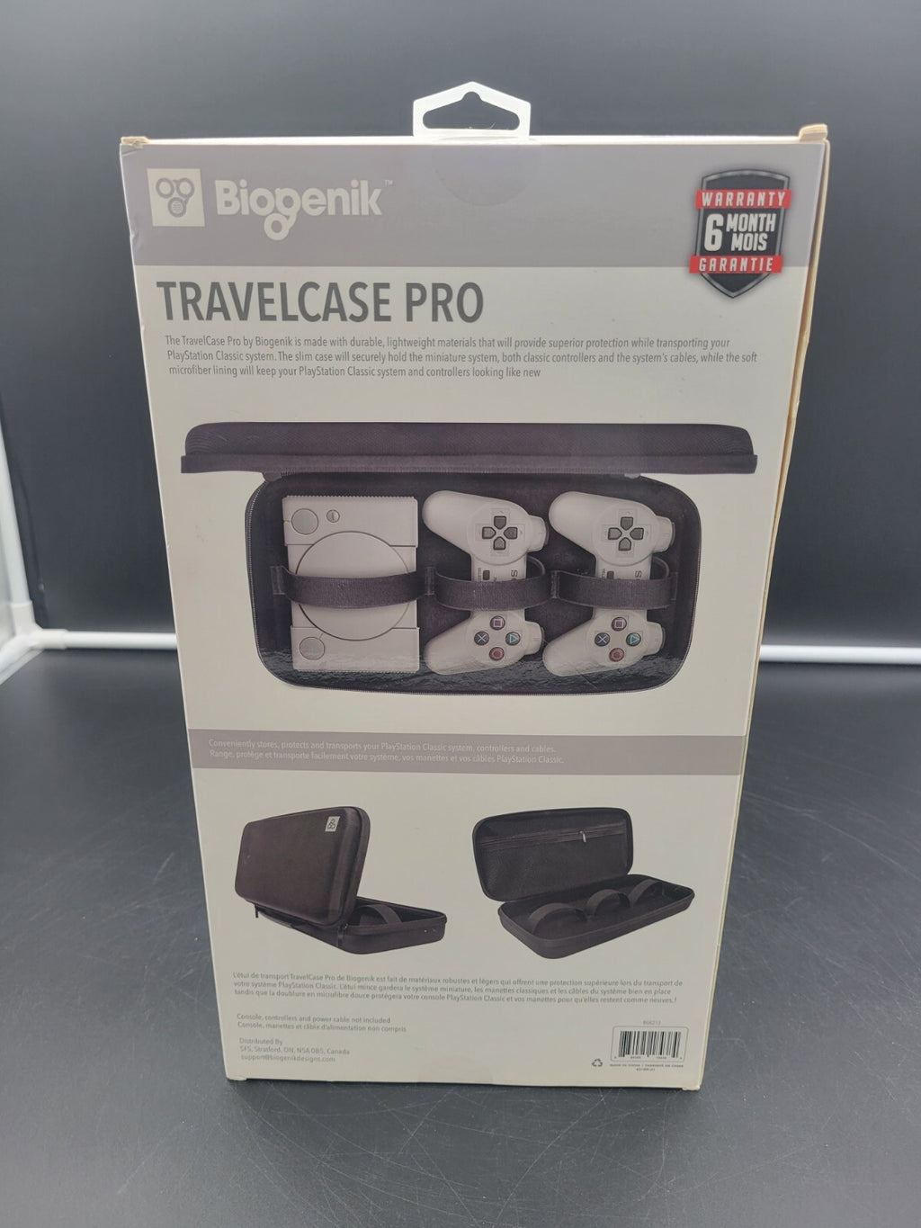BIOGENIK TRAVELCASE PRO Compatible w/ PlayStation Classic BGK213 * NEW, SEALED*