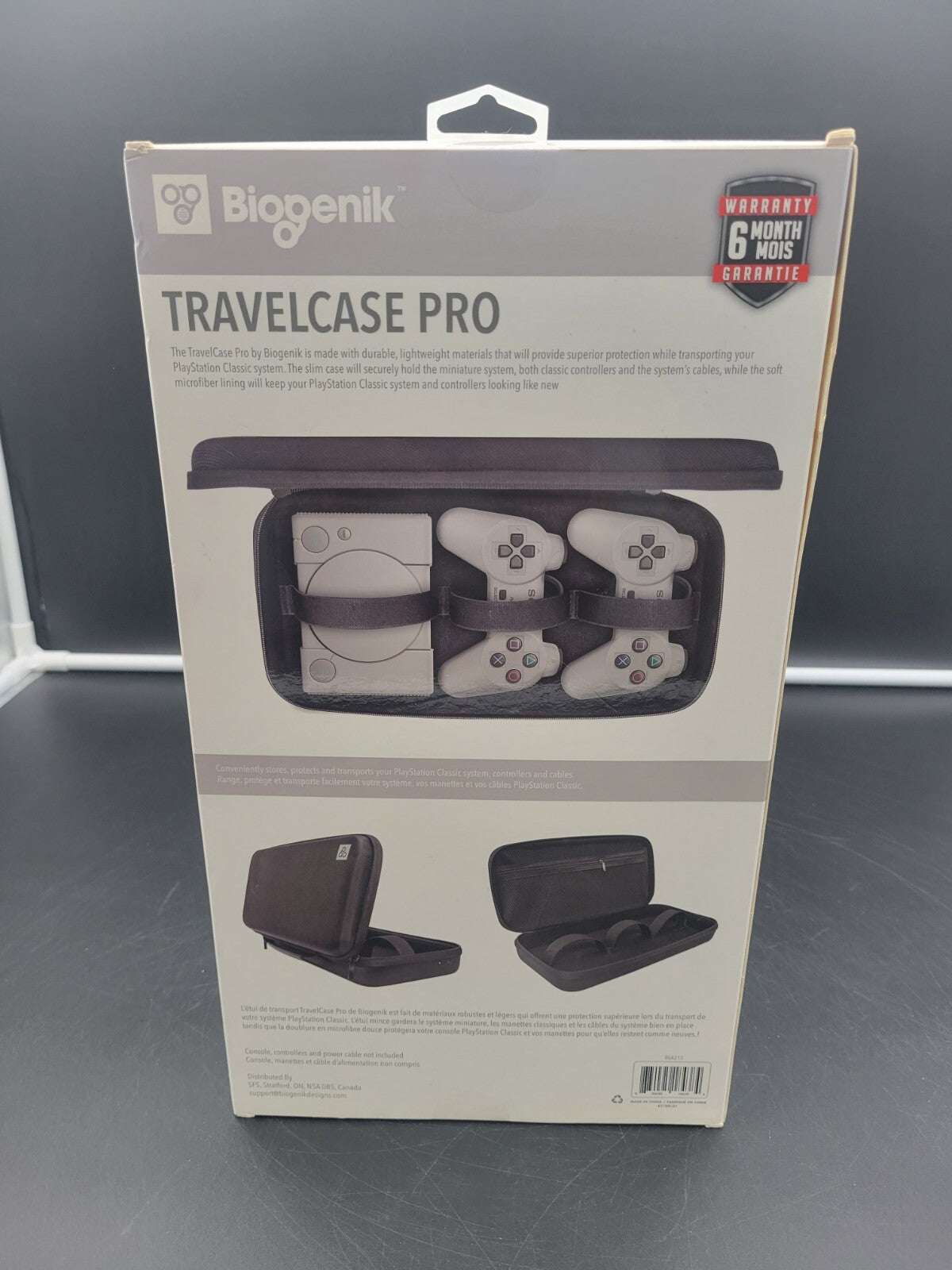 BIOGENIK TRAVELCASE PRO Compatible w/ PlayStation Classic BGK213 * NEW, SEALED*