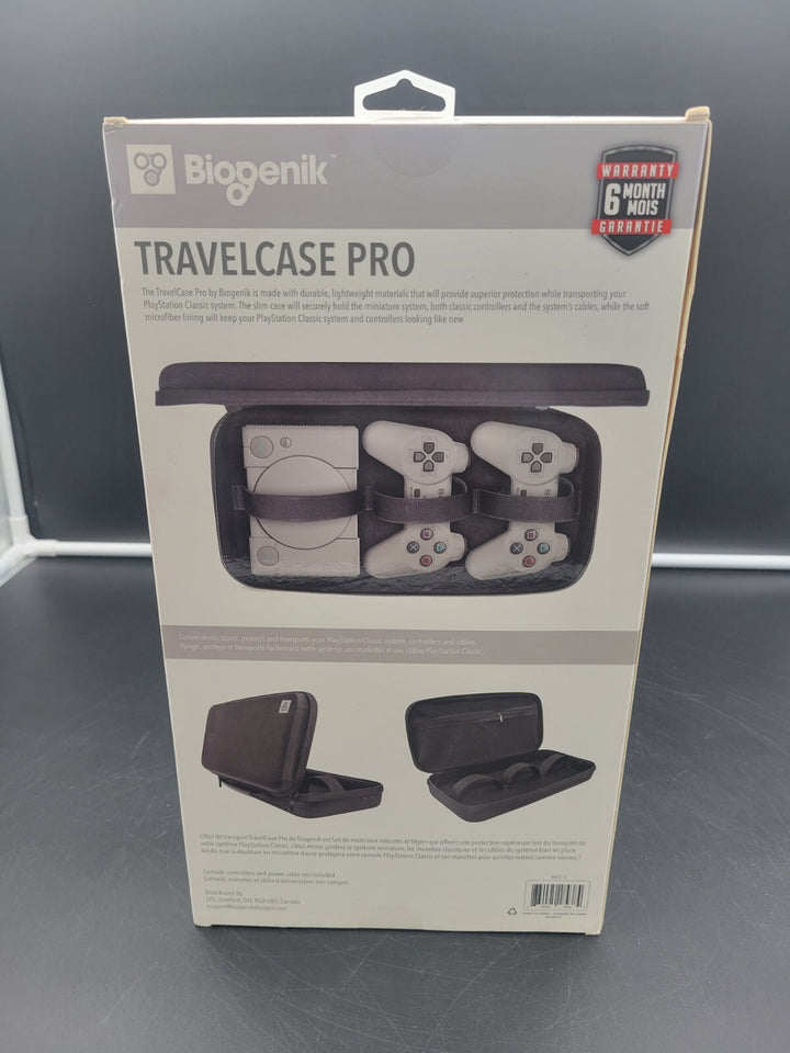 BIOGENIK TRAVELCASE PRO Compatible w/ PlayStation Classic BGK213 * NEW, SEALED*