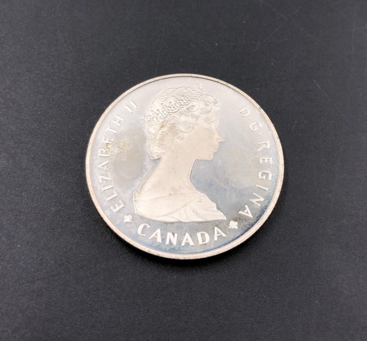 1885-1985 $1 National Parks Silver Canada Dollar Queen Elizabeth II
