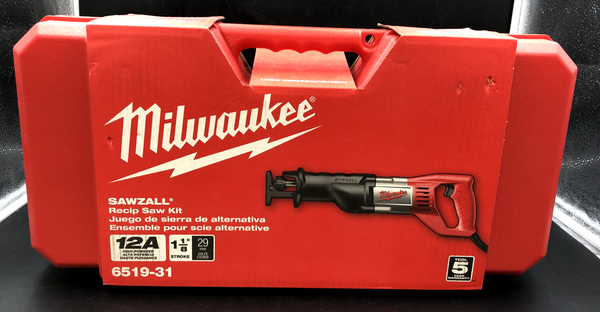 MILWAUKEE SAWZALL Corded Recip Saw Kit 6519-31 *BRAND NEW, SEALED*
