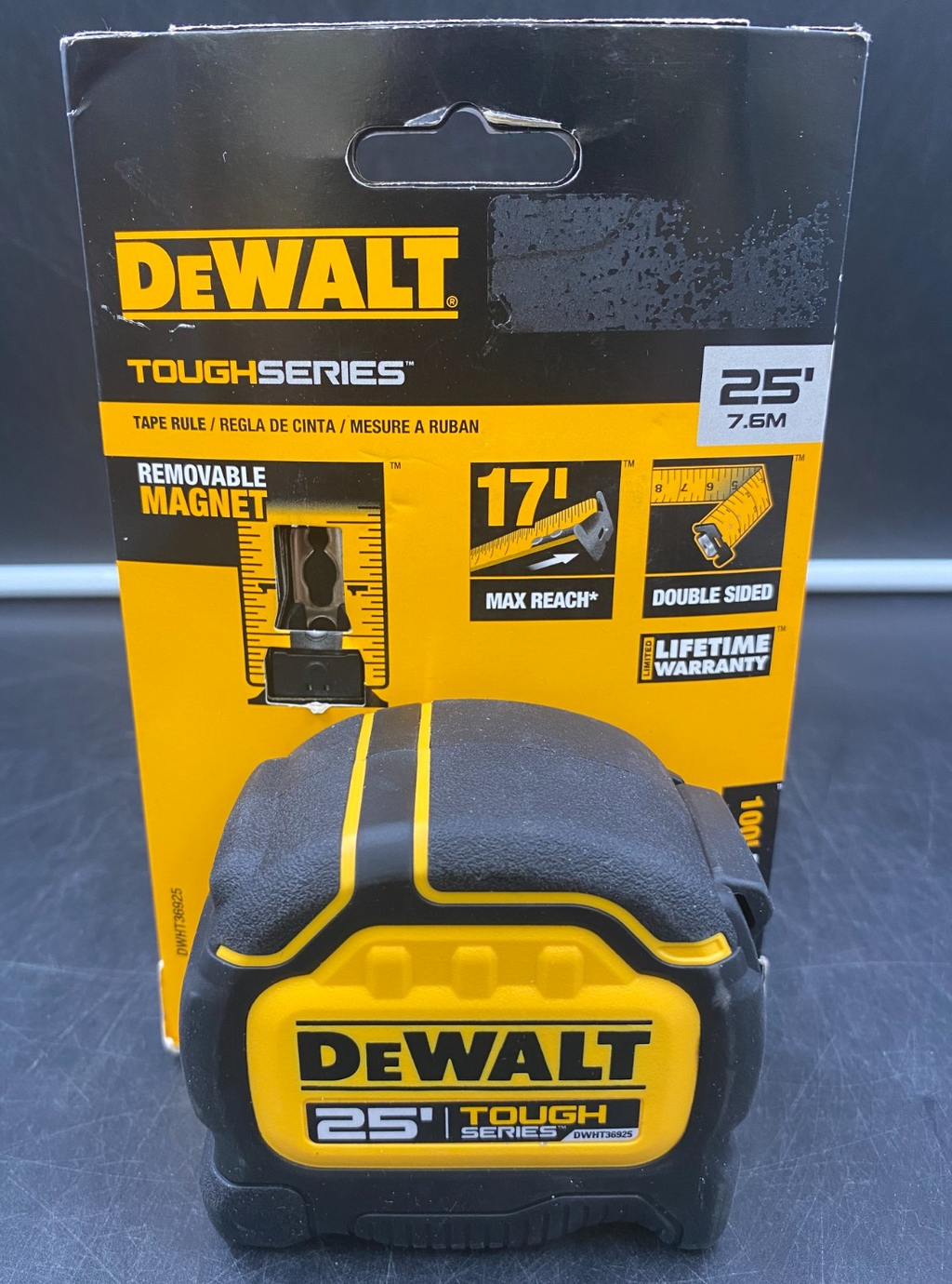 DEWALT TOUGH SERIES 25" TAPE RULE DWHT36925 *BRAND NEW, SEALED*