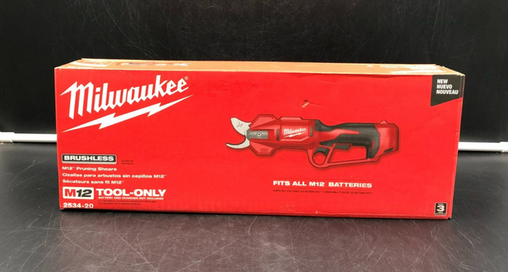 Milwaukee 2534-20 M12 Brushless Pruning Shears (Tool-Only) - NEW
