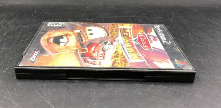Cars: Mater-National Championship (Sony PlayStation 2, PS2) in Blockbuster Case