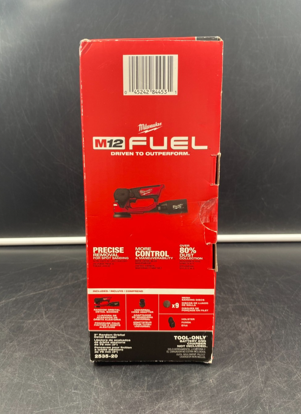 Milwaukee 2535-20 M12 Fuel 3" Random Orbital Detail Sander (Tool-Only) - NEW