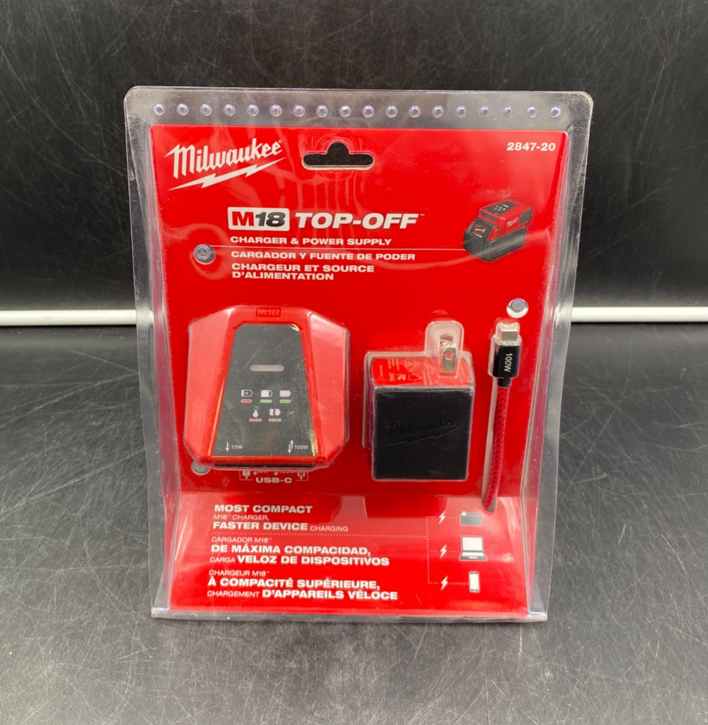 Milwaukee 2847-20 M18 Top-Off Charger & Power Supply - NEW