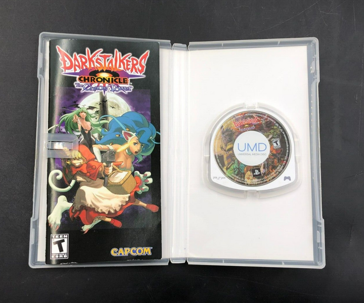 Darkstalkers Chronicle: The Chaos Tower (PlayStation Portable, PSP) w/ Manual