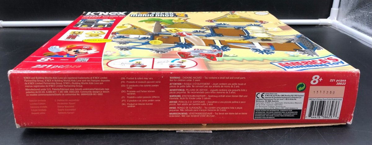 *AS-IS* America's Building Toy K'NEX New Super Mario Bros.2 *MISSING PIECES*