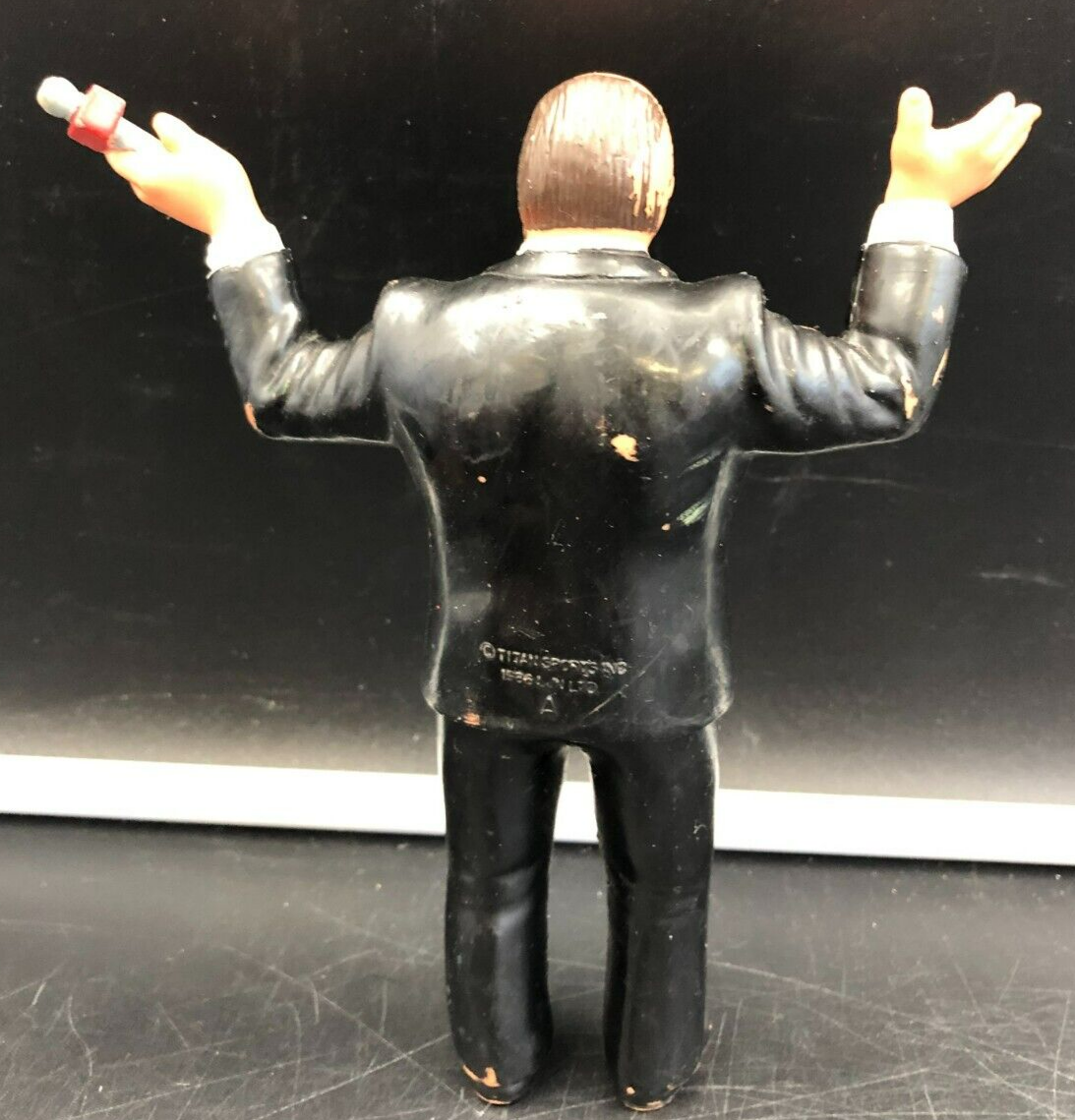 1986 Titan Sports LJN LTD - WWF 8" Mean GENE OKERLUND Wrestling Figure