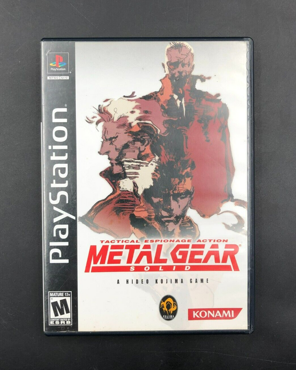 Metal Gear Solid (Sony PlayStation 1, PS1) 2-Disc in Long Case