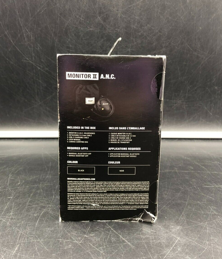 Marshall Monitor II A.N.C. Active Noise Cancelling BT Wireless Headphones - NEW