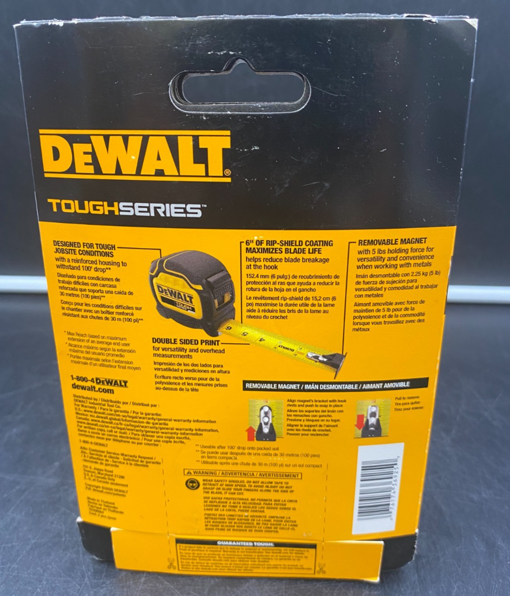 DEWALT TOUGH SERIES 25" TAPE RULE DWHT36925 *BRAND NEW, SEALED*