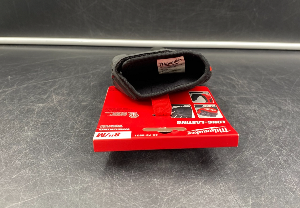 Milwaukee 48-73-8532 Long-Lasting Wrecking Work Gloves Size 8"/Medium - NEW