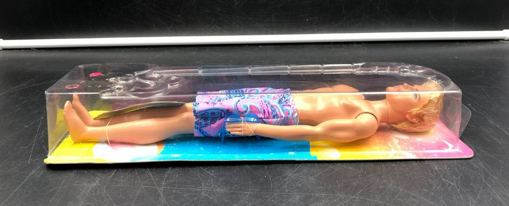 2012 Mattel: Barbie - Beach Ken Doll with Octopus Swim Trunks + Sunglasses - NEW