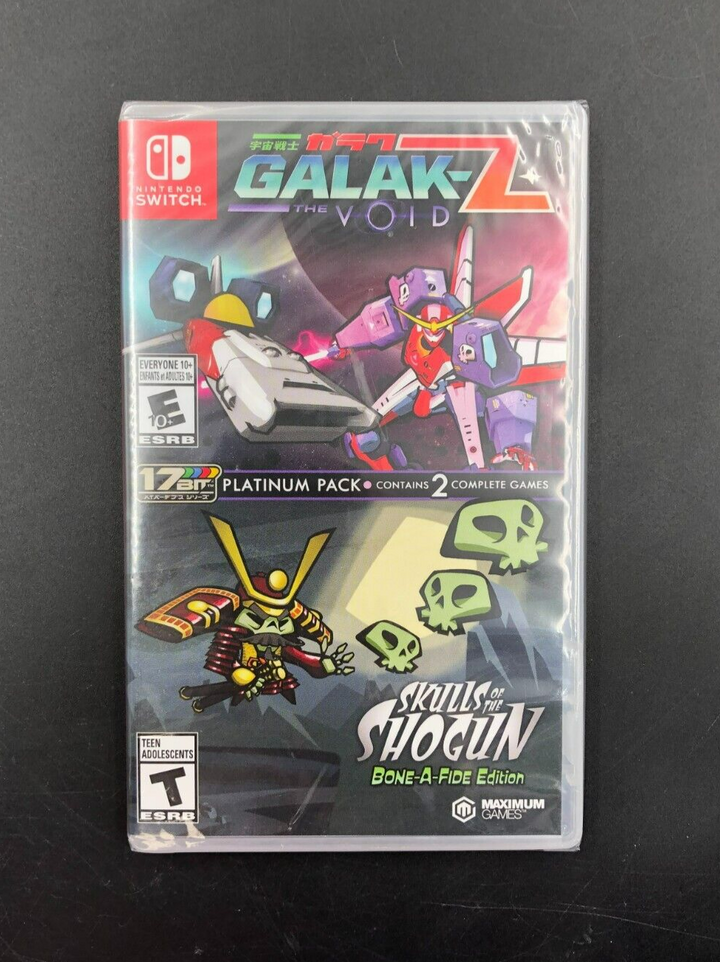 Galak-Z: The Void + Skulls of the Shogun Platinum 2-Pack (Nintendo Switch) - NEW