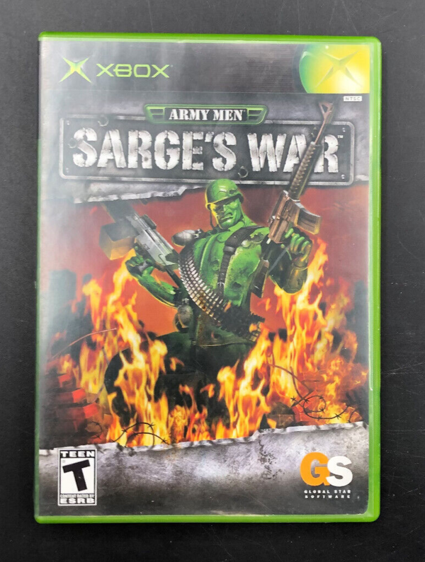 Army Men Sarge's War (Microsoft XBOX) w/ Manual