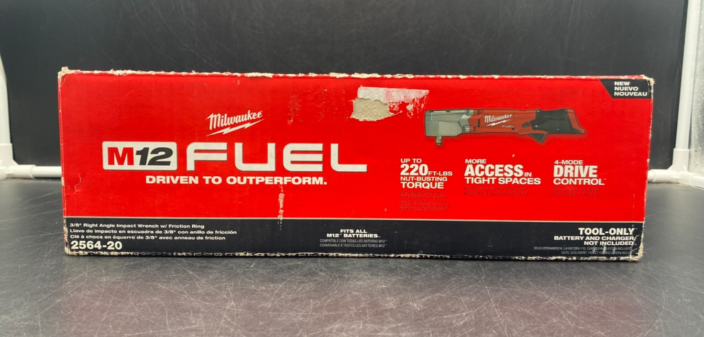 Milwaukee 2564-20 M12 Fuel 3/8" Right Angle Impact Wrench w/ Friction Ring - NEW