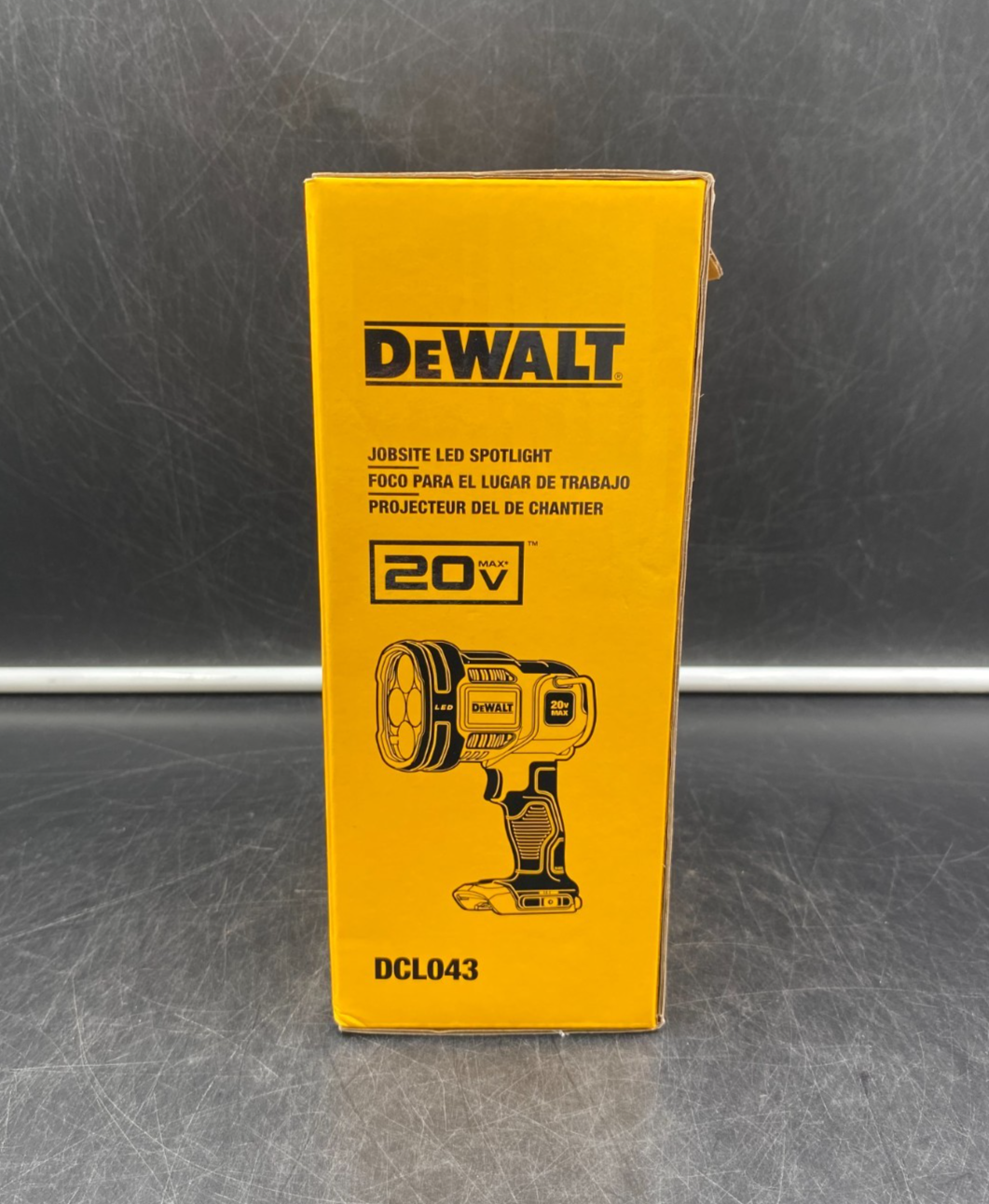 DeWalt DCL043 20V Max Jobsite LED Spotlight (Light-Only) - NEW OPEN BOX