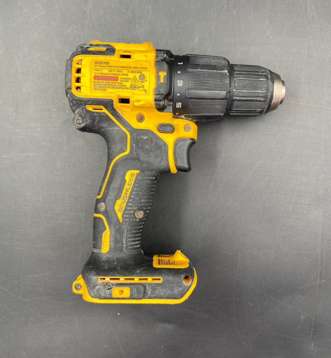 DeWalt DCD709 20V Max 1/2" (13mm) Cordless Hammerdrill/Drill Driver (Tool-Only)