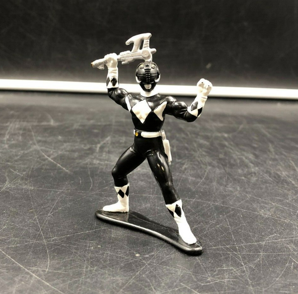 1993 Bandai Mighty Morphin Power Rangers - 3" Black Ranger Mini Figure
