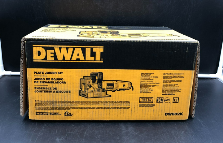 DeWalt DW682K Plate Joiner Kit 120V Wired - NEW OPEN BOX