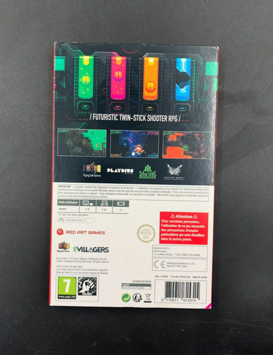 Neurovoider (Nintendo Switch) PAL Version w/ Slipcover