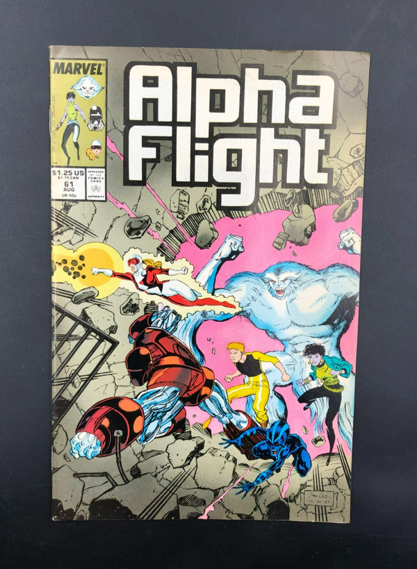 Alpha Flight Issue #61 (Marvel Comics) Comic Book