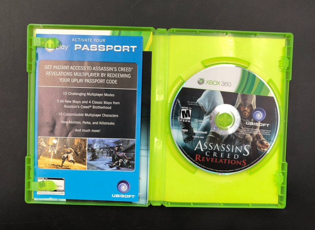 Assassin's Creed: Revelations (Microsoft XBOX 360) w/ Manual + Insert