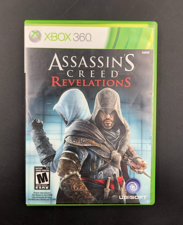 Assassin's Creed: Revelations (Microsoft XBOX 360) w/ EN/FR Manuals + Inserts