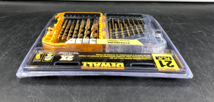 DeWalt (DW1342) 21 pc. Titanium Nitride Coated Drill Bit Set - BRAND NEW~~