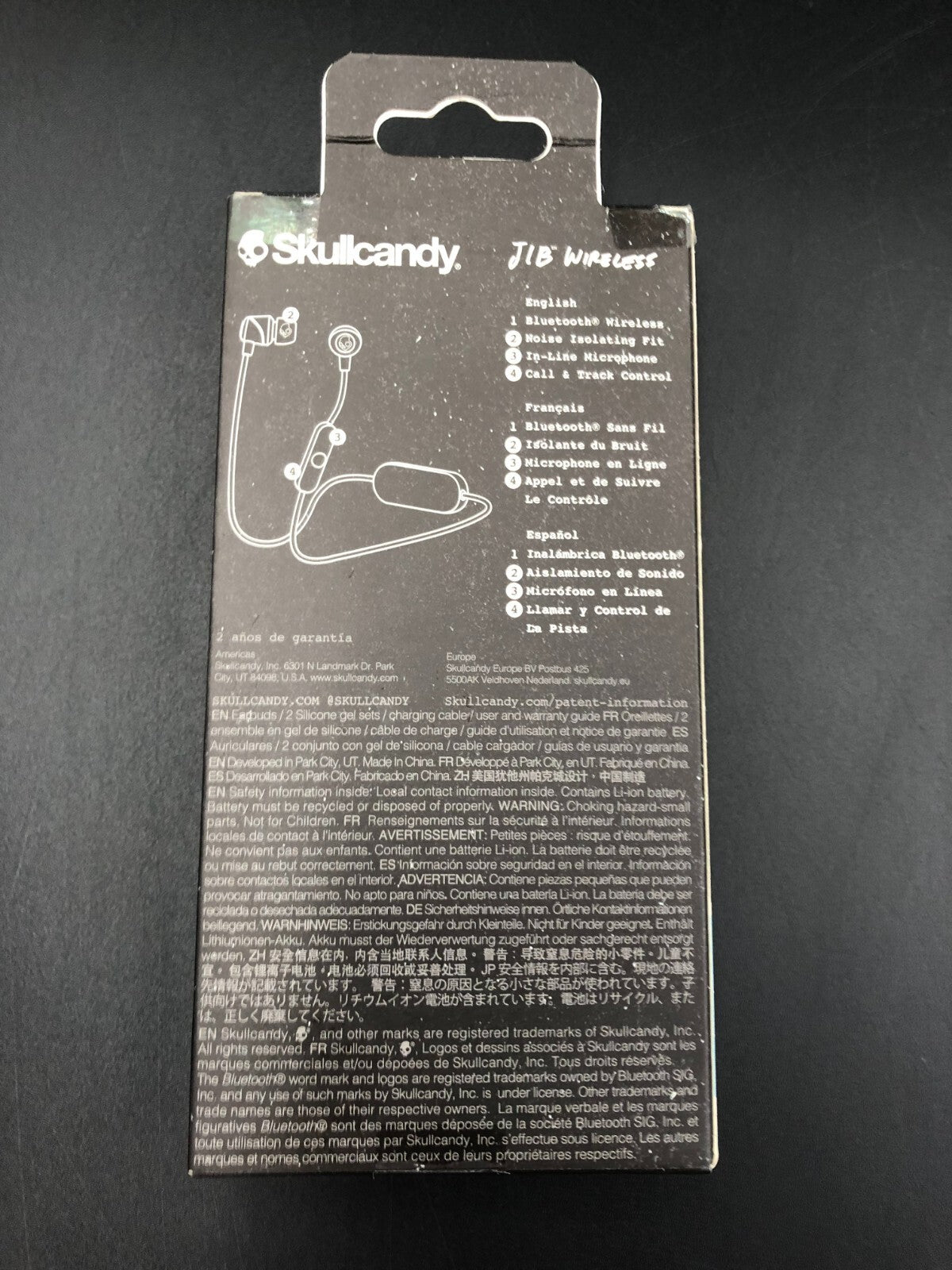 Skullcandy Jib Wireless In-Ear Headphones - Blue