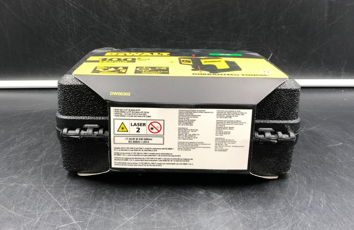 DeWalt DW08302 100 ft (30m) Range 3-Spot Red Laser Level - NEW