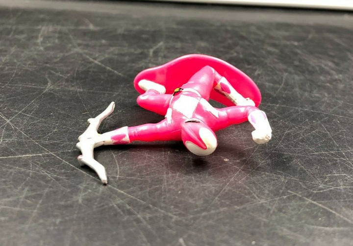 1993 Bandai Mighty Morphin Power Rangers - 3" Pink Ranger Mini Figure