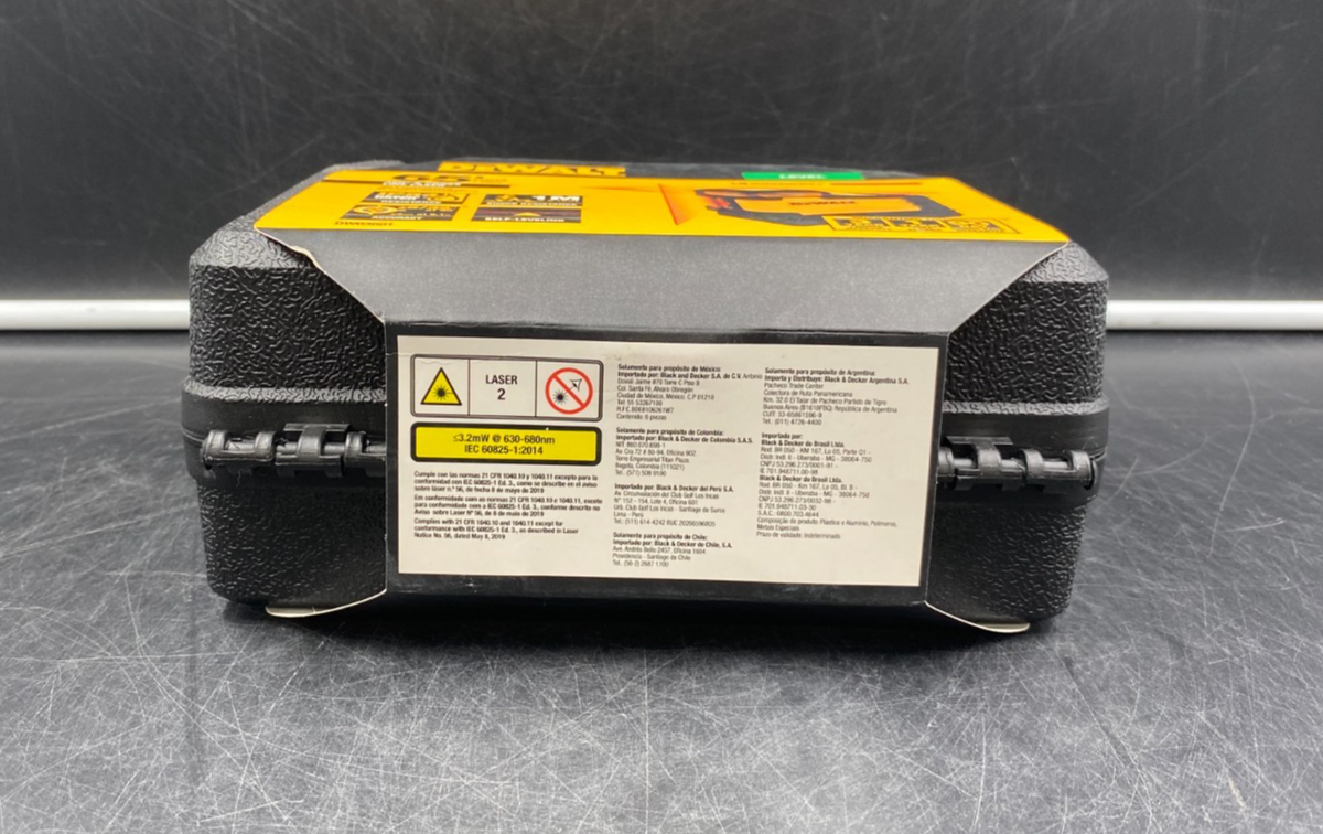 DeWalt DW03601 65' / 20m Range 360 Degree & Cross Line Laser Level - NEW