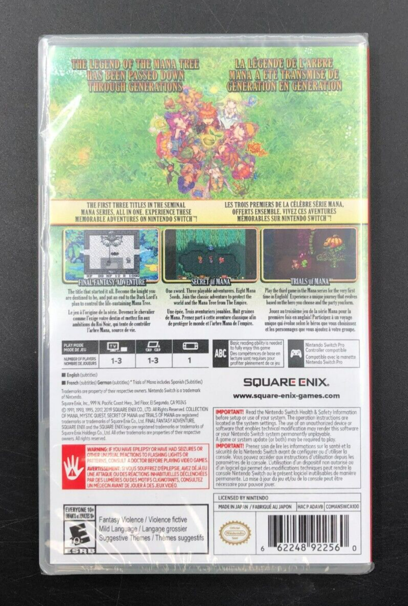 Collection of Mana Nintendo Switch - NEW