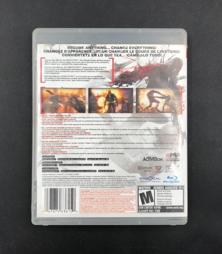[Prototype] (Sony PlayStation 3, PS3) in Case