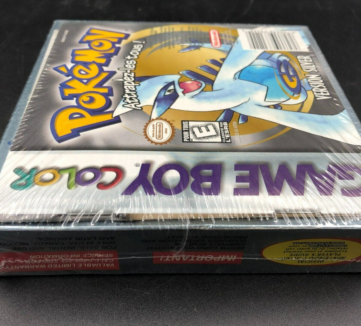 Pokemon: Silver Version (Game Boy Color, GBC) Canadian Variant - NEW SEALED