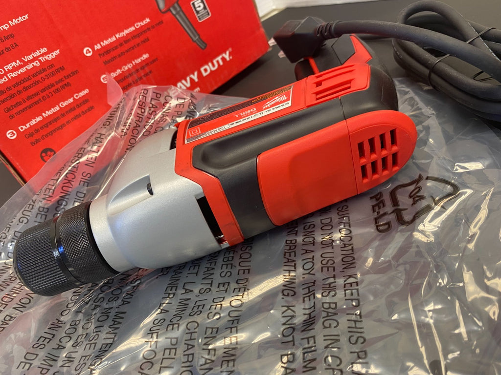 MILWAUKEE 3/8" Corded Drill 0240-20 *OPEN BOX, NEW, SEE PICS*